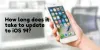 How long does it take to update to iOS 14? - Know More!