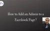 How to Add an Admin to a Facebook Page - ECT