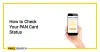 How to Check Your PAN Card Status - Vakilsearch