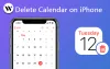 How to Delete Calendar on iPhone | Hide Calendar on iPhone