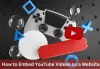 How To Embed YouTube Videos On A Website (Including WordPress)