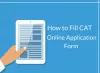 How to Fill CAT Online Application Form 2018 - Step by Step procedure