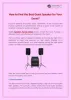 Tips for Choosing the Perfect Guest Speaker for Your Event