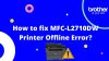 How to Fix Brother MFC-L2710DW Printer after getting Offline Error