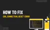 How To Fix this site can’t be reached reset error