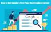 How to Get Google’s First Page Ranking Guaranteed | Brandsmartini