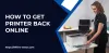 How to Get Printer Online