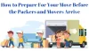 How to Prepare For Your Move Before the Packers and Movers Arrive