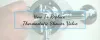 How To Replace The Thermostatic Shower Valve