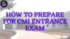How to prepare for the CMI entrance exam?