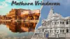 How far is Vrindavan from Mathura?