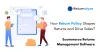 How Return Policy Shapes Returns and Drive Sales? Returnalyze Ecommerce Returns Analytics