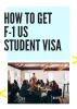 how to get f-1 us student visa