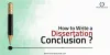 How to Write a Dissertation Conclusion with Examples - Words Doctorate