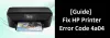Easy Steps To Fix HP Printer Error Code 4a04?