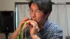 YouTuber Junji Koyama makes musical instruments out of vegetables
