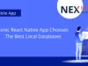 Iconic React NativeApp Chooses the best Local Databases Streamium Cafe