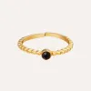 18k Gold Plated Steel Ring Stainless Steel Gold Plated - Etsy Israel