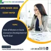 Role of Women in Socio Economic Development of North East - Bhadra IAS Academy Current Affairs and Model Questions and Answers