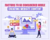 Factors to be Considered while Creating Website Content - Skywalk Technologies