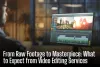 From Raw Footage to Masterpiece: What to Expect from Video Editing Services - The Portland Times