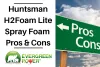 Huntsman Building Solutions H2Foam Lite Spray Foam Pros and Cons UK
