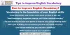 Vocabulary Building with letter Y - English Mirror 