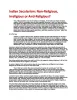 Indian Secularism: Non-Religious, Irreligious or Anti-Religious? | Visual.ly