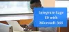 Sage Integration with office 365