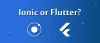 What Are The Difference Between Ionic And Flutter?