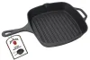 Jim Beam® Cast Iron Square Grill Pan
