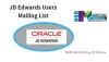 JD Edwards Users Mailing List