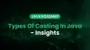 Types Of Casting In Java - Insights