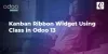 Kanban Ribbon Widget Using Class in Odoo 13