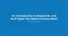 An Introduction to Keywords and its 9 Types You Need to Know Now!