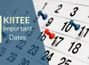 KIITEE Important Dates 2019 (Announced)- Check Exam Dates Here