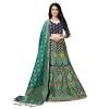  Buy KIND Women's Jacquard & Banarasi Silk Lehenga Choli at Amazon.in - Venus Dresses 