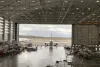 Prefab airplane hangar