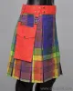 LGBTQ Gay Pride Fashion Kilt - Rainbow Kilt - Cheap Kilt