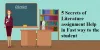 5 Secrets Of Literature Assignment Help In Fast Way To The Student