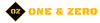 One & Zero Logo