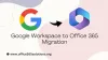 g-suite to office365 migration
