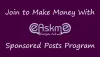  Make Money With eAskme Sponsored Post Program 
