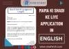 Mama Ki Shadi Ke Liye Application in English