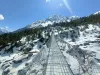 View after snowfall on Manaslu Circuit Trek trail
