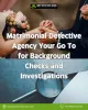 Matrimonial Detective Agency- Your Go To for Background Checks and Investigations