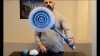 CLEANING A SHOWER WITH HURRICANE SPIN SCRUBBER
