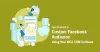 Build A Custom Facebook Audience Using Your MCA CRM Software