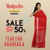 Buy Pure Cotton Sarees Online | Handloom Designer Cotton Sarees - YesPoho