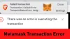 How to Fix a Transaction Error in Metamask Wallet? - Crypto Wallet